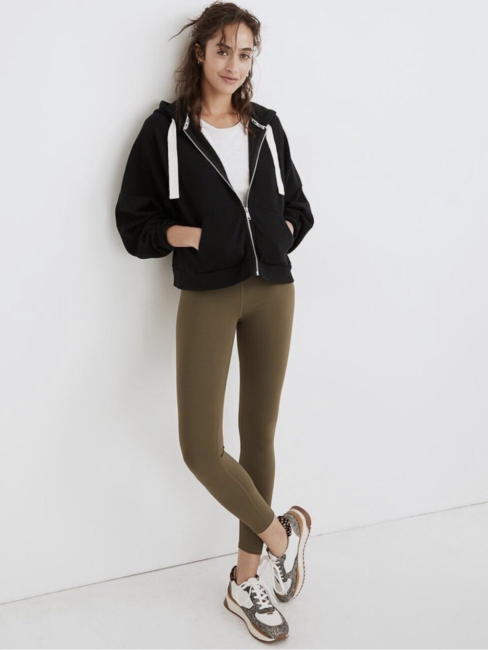 Madewell MWL Form High-Rise in Kale green